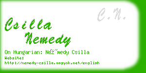 csilla nemedy business card